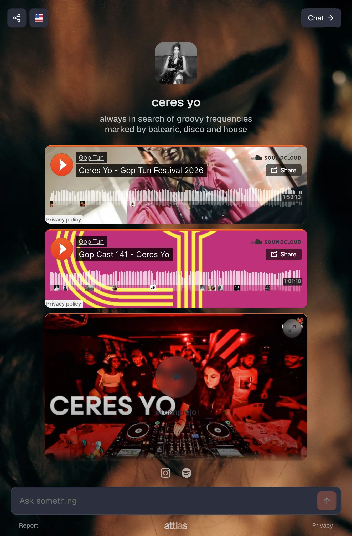 Attlas' chat of ceres yo